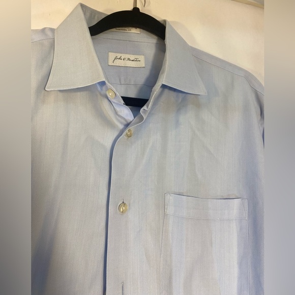 John W. Nordstrom Traditional‎ Fit Finest Egyptian Cotton Men’s Shirt 16.5 | 35 - Picture 4 of 9